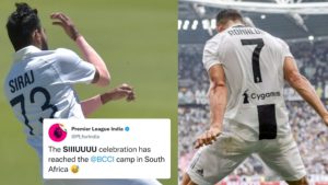 Siraj Ronaldo Celebration