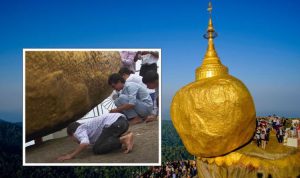 Golden Rock In Myanmar