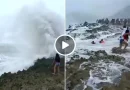 High tide accident video