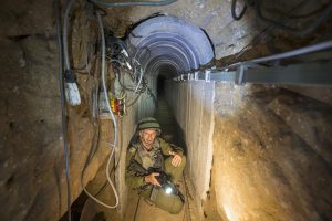 now benjamin netanyahu israel flooded water in hamas tunnels in gaza